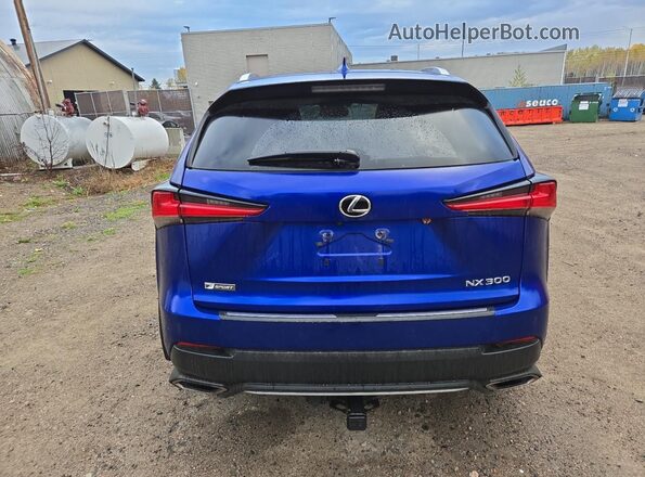 JTJBARBZ4K2181825 2019 LEXUS NX Blue Widok z tyłu