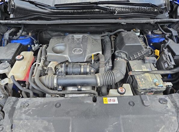 JTJBARBZ4K2181825 2019 LEXUS NX Blue Widok komory silnika