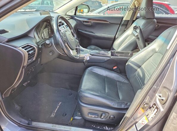 JTJBARBZ5G2065654 2016 LEXUS NX Угольный Вид салона спереди