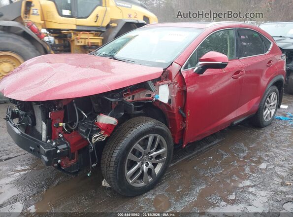 JTJBARBZ5G2091509 2016 LEXUS NX 200T Red Przód lewy