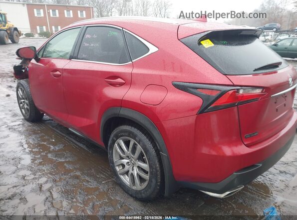 JTJBARBZ5G2091509 2016 LEXUS NX 200T Red Tył lewy