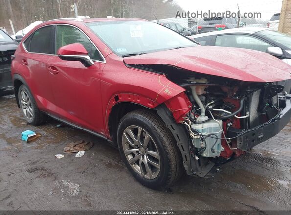 JTJBARBZ5G2091509 2016 LEXUS NX 200T Red Przód prawy