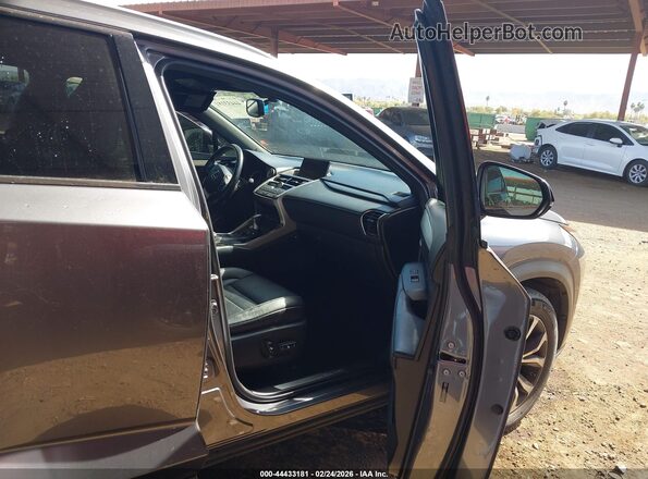 JTJBARBZ6G2074850 2016 LEXUS NX 200T Серый Вид салона спереди