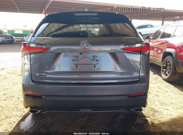 JTJBARBZ6G2074850 2016 LEXUS NX 200T Серый 