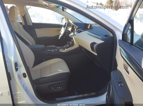JTJBARBZ9K2205990 2019 LEXUS NX 300 White Widok wnętrza z przodu
