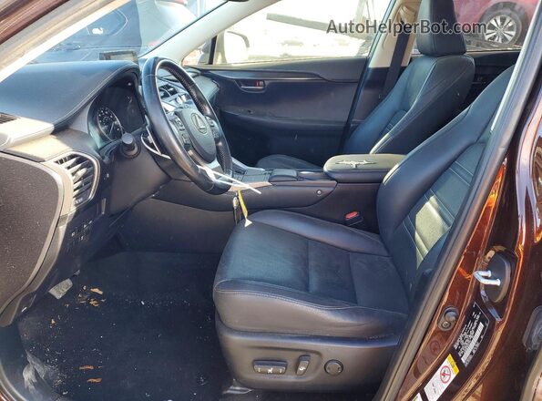 JTJBARBZXK2211717 2019 LEXUS NX Темно-бордовый Вид салона спереди