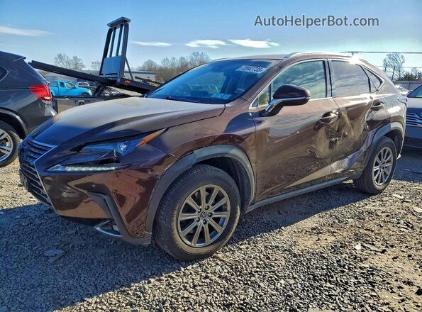 JTJBARBZXK2211717 2019 LEXUS NX Темно-бордовый Передняя левая четверть