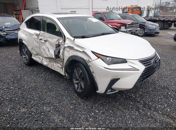 JTJBJRBZ4K2101083 2019 LEXUS NX 300H Белый Передняя правая четверть
