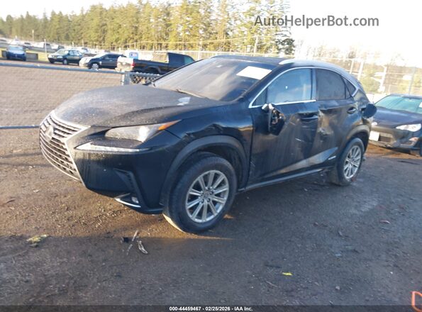 JTJBJRBZ5J2091579 2018 LEXUS NX 300H Черный Передняя левая четверть