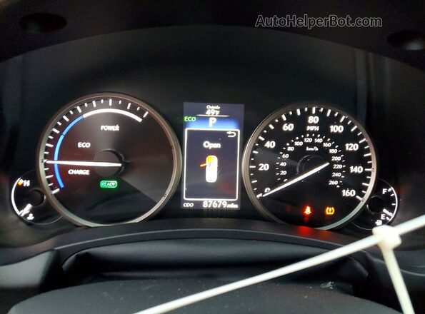 JTJBJRBZ6G2043694 2016 LEXUS NX Белый Вид щитка приборов