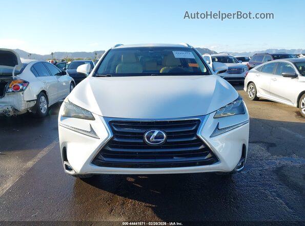 JTJBJRBZ8G2031725 2016 LEXUS NX 300H White Вид задньої частини салону
