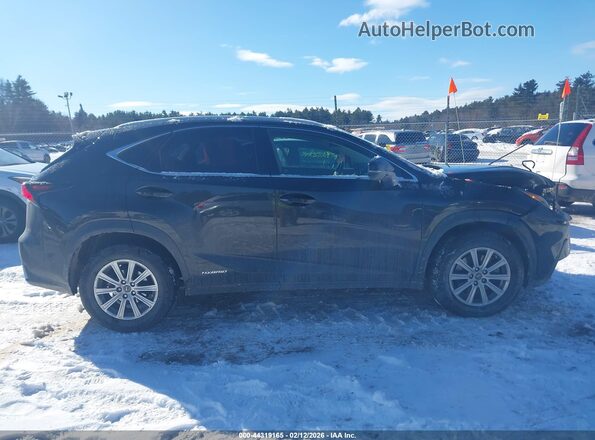 JTJBJRBZ8K2116704 2019 LEXUS NX 300H Черный Вид задней части салона