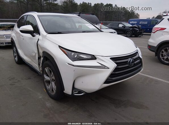 JTJBJRBZXH2072441 2017 LEXUS NX 300H Белый Передняя правая четверть