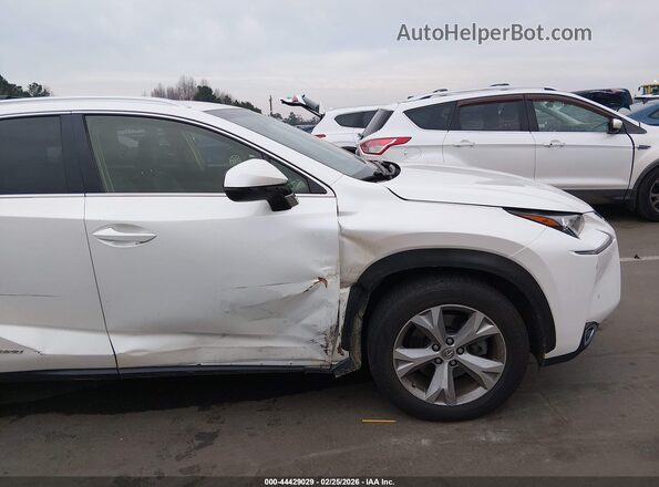 JTJBJRBZXH2072441 2017 LEXUS NX 300H Белый Вид спереди