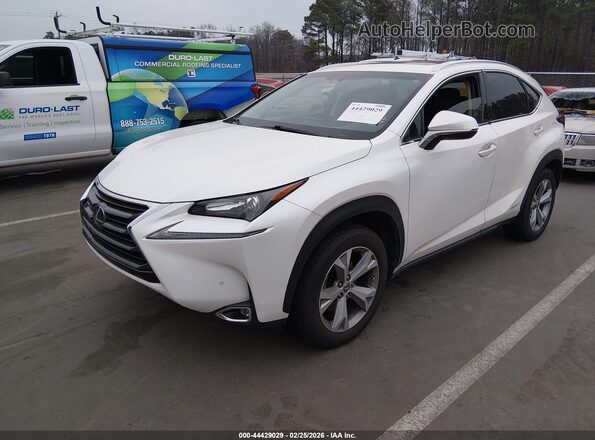 JTJBJRBZXH2072441 2017 LEXUS NX 300H Белый Передняя левая четверть