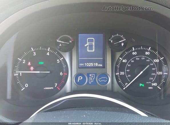 JTJBM7FX8G5124375 2016 LEXUS GX 460 Серебряный Вид задних сидений
