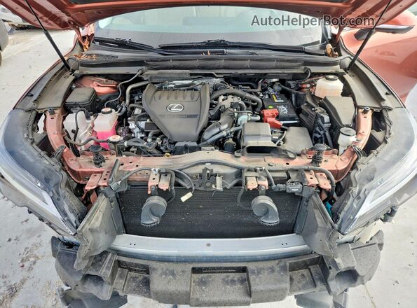 JTJCHMAA0P2004551 2023 LEXUS RX Оранжевый Вид подкапотного пространства