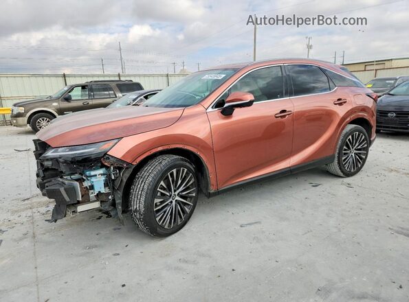 JTJCHMAA0P2004551 2023 LEXUS RX Оранжевый Передняя левая четверть