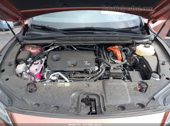 JTJCJMGA0R2014303 2024 LEXUS RX 450H+ Orange Widok z tyłu