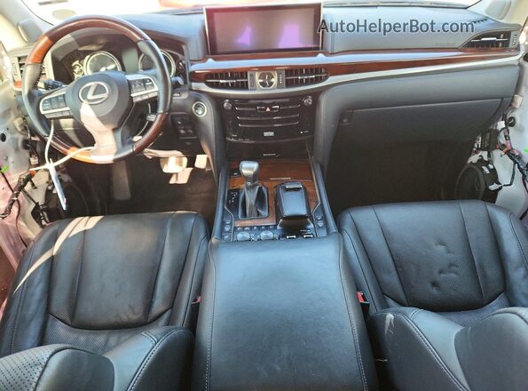 JTJDY7AX3M4336624 2021 LEXUS LX Белый Вид панели приборов