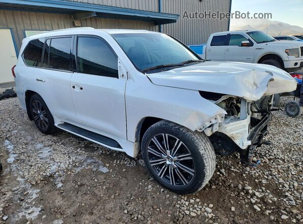 JTJDY7AX3M4336624 2021 LEXUS LX Белый Передняя правая четверть