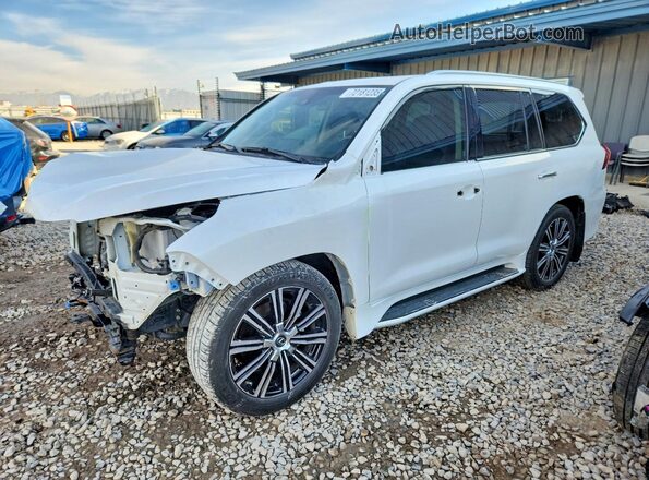 JTJDY7AX3M4336624 2021 LEXUS LX Белый Передняя левая четверть