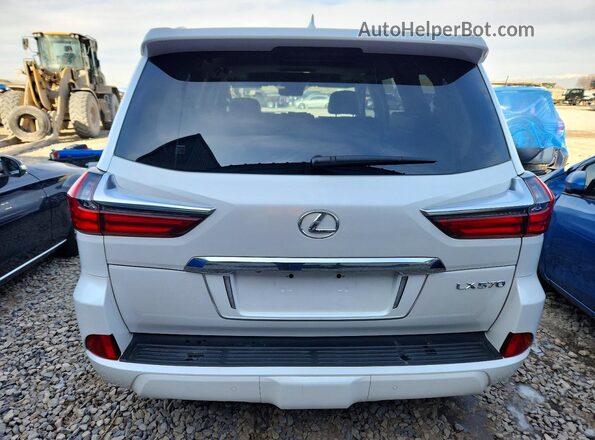JTJDY7AX3M4336624 2021 LEXUS LX Белый Вид сзади
