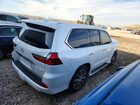2021 Lexus Lx 570 Three-row Белый vin: JTJDY7AX3M4336624
