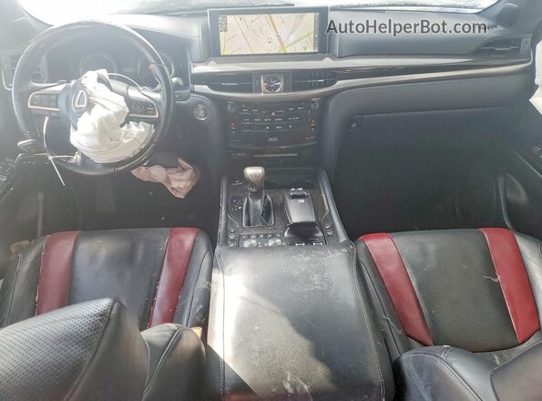JTJDY7AX3M4341211 2021 LEXUS LX Черный Вид панели приборов