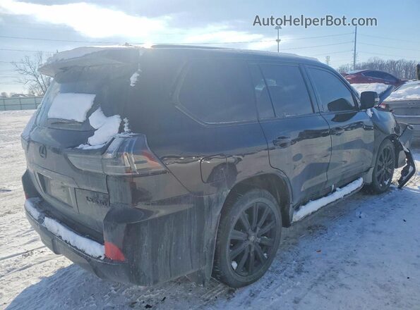 JTJDY7AX3M4341211 2021 LEXUS LX Черный Задняя правая четверть