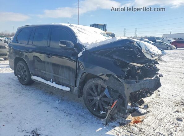 JTJDY7AX3M4341211 2021 LEXUS LX Черный Передняя правая четверть
