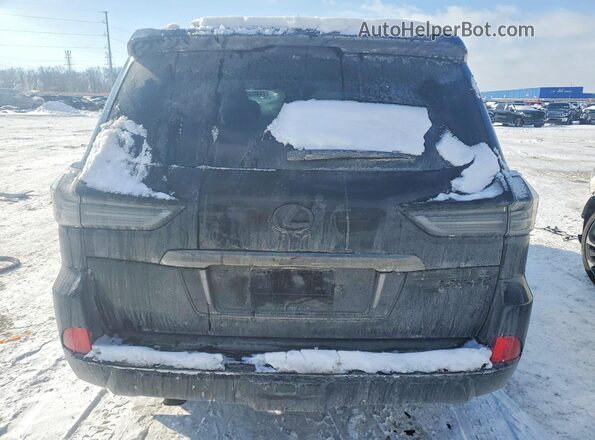 JTJDY7AX3M4341211 2021 LEXUS LX Черный Вид сзади