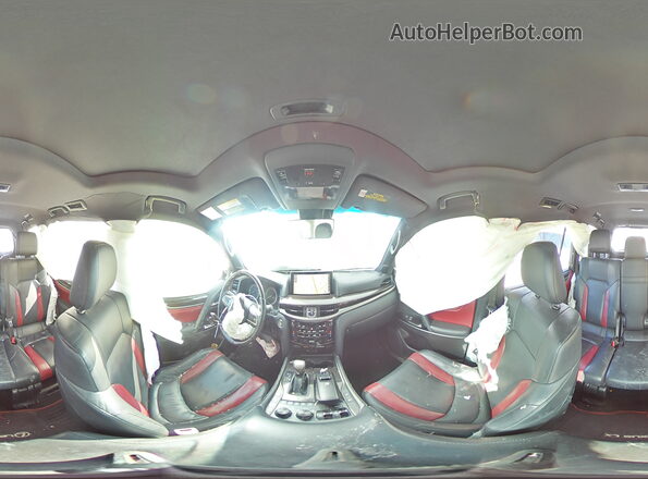 JTJDY7AX3M4341211 2021 LEXUS LX Черный Панорамный вид салона 360°