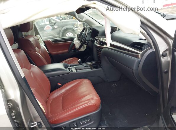 JTJDY7AX6L4316351 2020 LEXUS LX 570 Silver Vista interior delantera