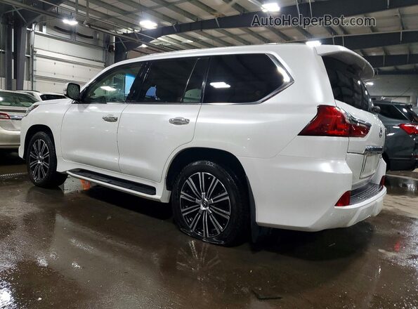 JTJDY7AX9L4325299 2020 LEXUS LX White Rear left