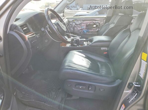 JTJHY7AX0G4220254 2016 LEXUS LX Серебряный Вид салона спереди