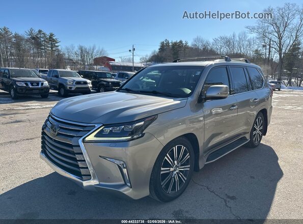 JTJHY7AX1J4257689 2018 LEXUS LX 570 Champagne Передняя левая четверть