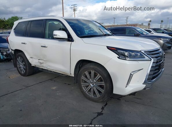 JTJHY7AX2G4215427 2016 LEXUS LX 570 Белый Передняя правая четверть