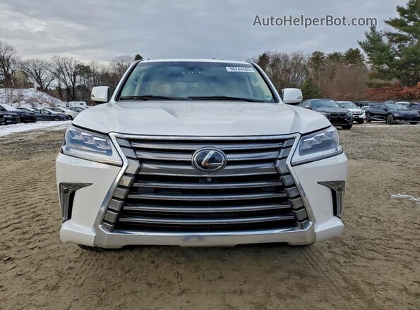JTJHY7AX3J4265986 2018 LEXUS LX Белый Вид спереди