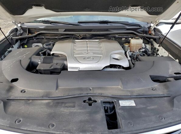 JTJHY7AX3J4265986 2018 LEXUS LX Белый Вид подкапотного пространства