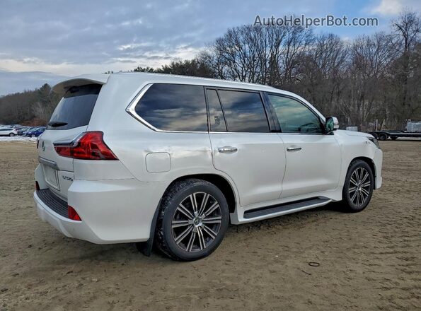 JTJHY7AX3J4265986 2018 LEXUS LX Белый Задняя правая четверть