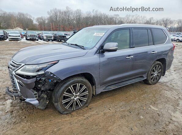 JTJHY7AX4J4264197 2018 LEXUS LX Gray Передня ліва чверть