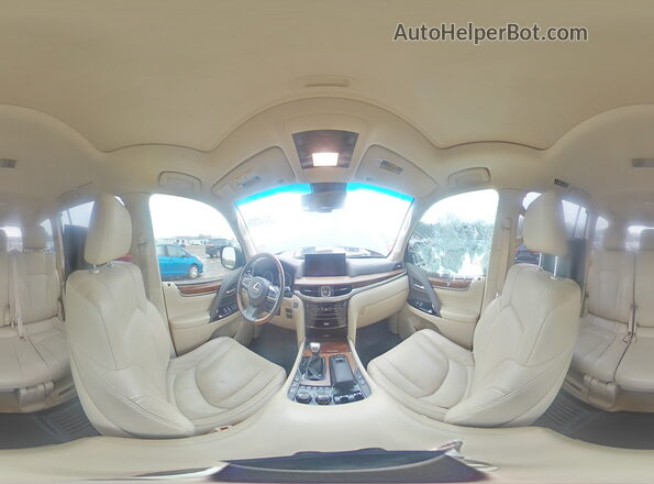 JTJHY7AX4J4264197 2018 LEXUS LX Gray Панорамний вид салону 360°