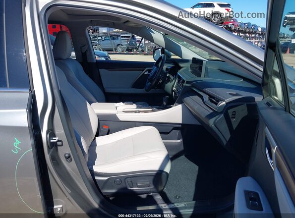 JTJHZKEAXM2019927 2021 LEXUS RX 350L Silver Widok wnętrza z przodu