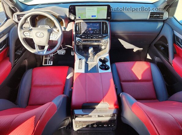 JTJMD7CX2S4006883 2025 LEXUS LX White Dashboard view