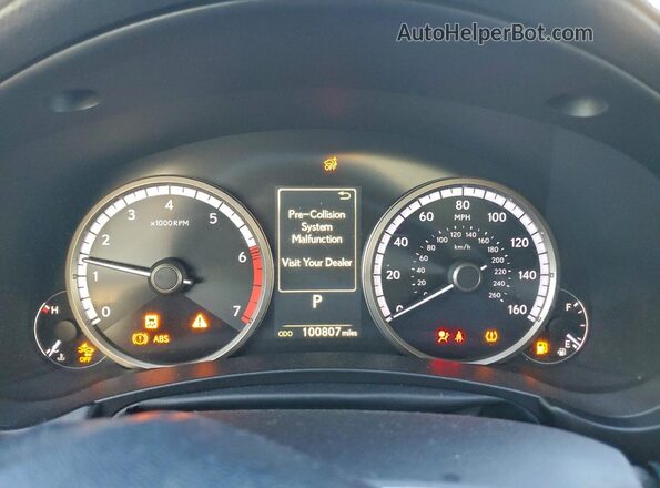 JTJSARBZXL5003756 2020 LEXUS NX Черный Вид щитка приборов