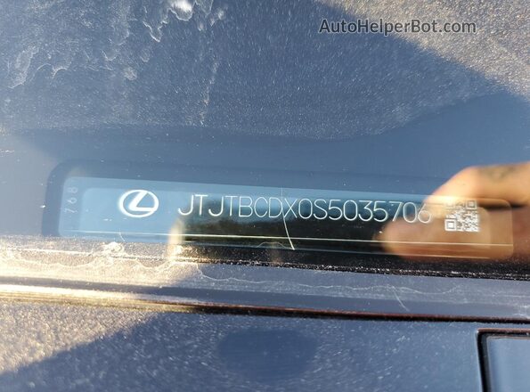 JTJTBCDX0S5035706 2025 LEXUS GX Желто-коричневый Вид наклейки с VIN-кодом