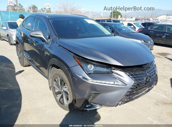 JTJYARBZ1J2089788 2018 LEXUS NX 300 Серый Передняя правая четверть