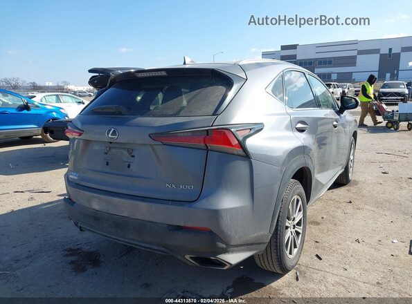 JTJYARBZ1J2095252 2018 LEXUS NX 300 Серый Задняя правая четверть