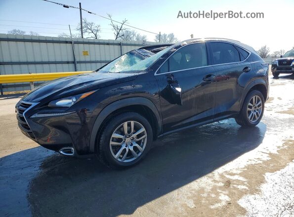 JTJYARBZ9G2024910 2016 LEXUS NX Черный Передняя левая четверть